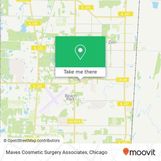 Maves Cosmetic Surgery Associates map