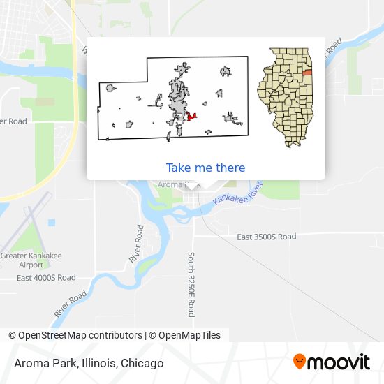 Mapa de Aroma Park, Illinois