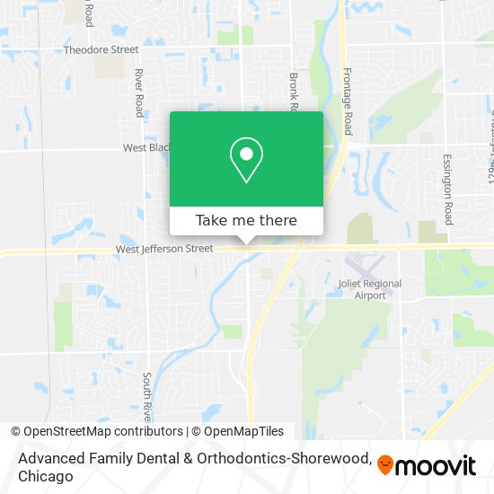 Advanced Family Dental & Orthodontics-Shorewood map