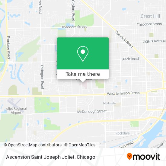Mapa de Ascension Saint Joseph Joliet