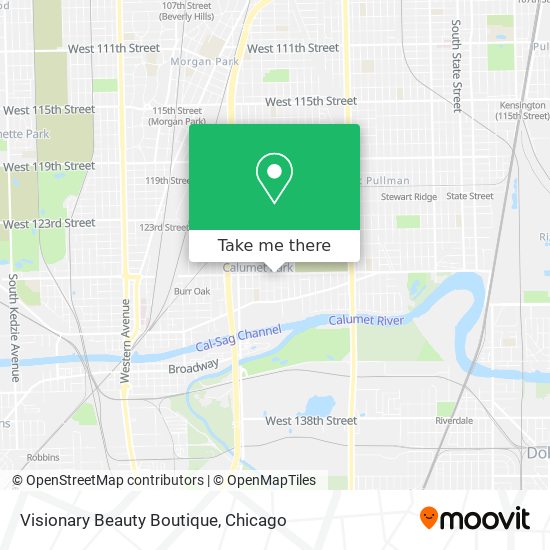 Mapa de Visionary Beauty Boutique