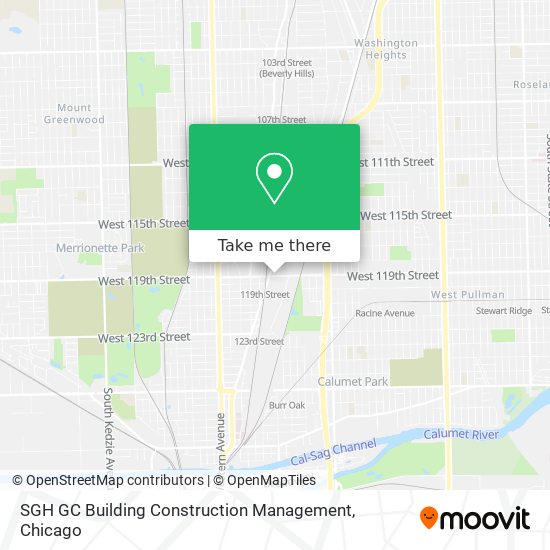 SGH GC Building Construction Management map