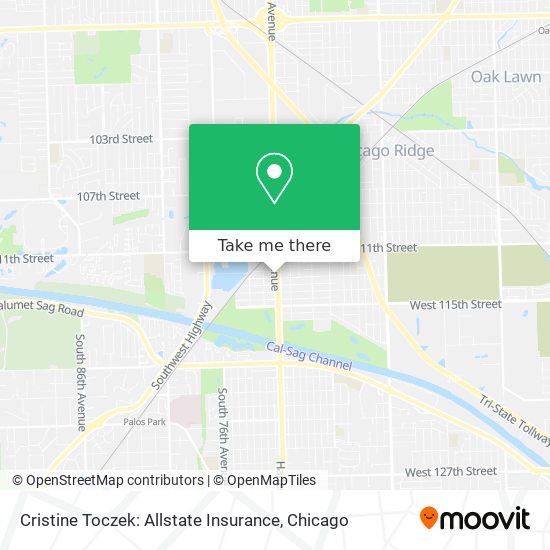 Cristine Toczek: Allstate Insurance map