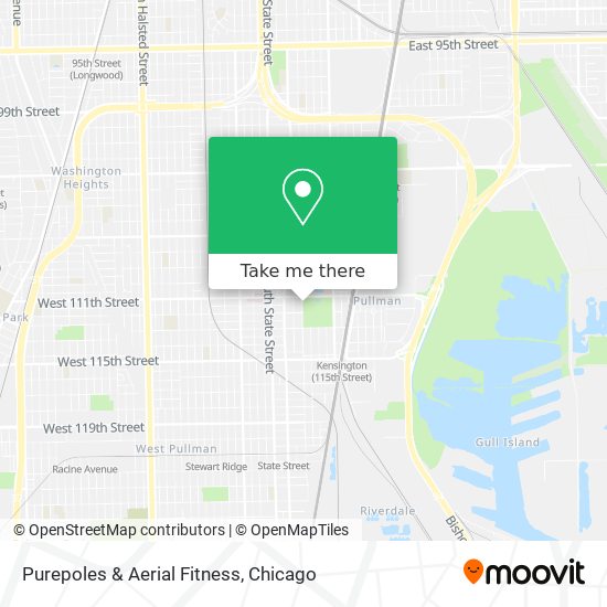 Purepoles & Aerial Fitness map
