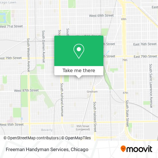 Freeman Handyman Services map