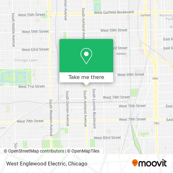 West Englewood Electric map