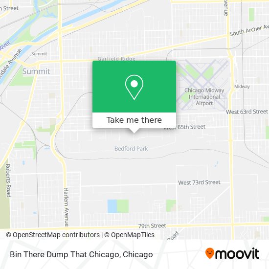 Bin There Dump That Chicago map