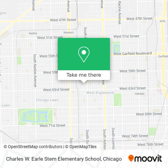 Charles W. Earle Stem Elementary School map