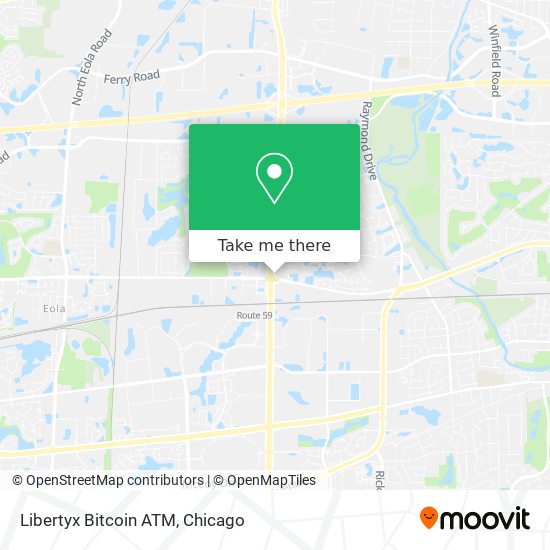 Mapa de Libertyx Bitcoin ATM