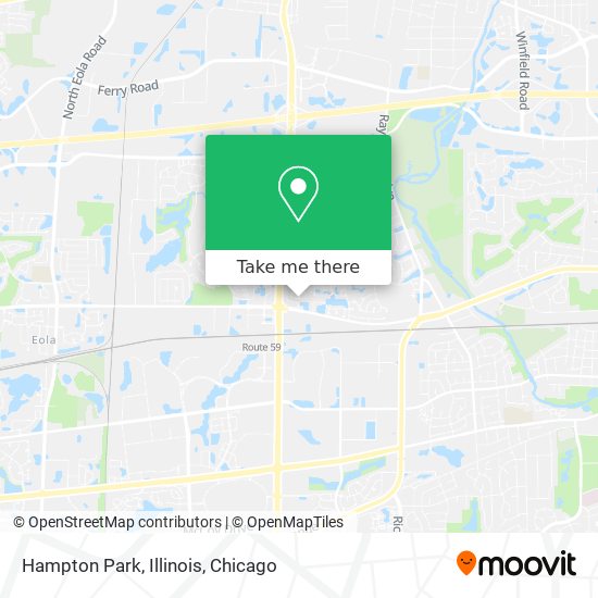 Hampton Park, Illinois map