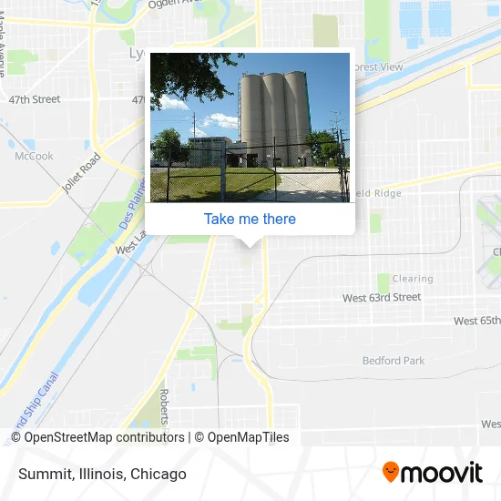 Summit, Illinois map