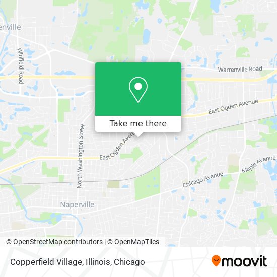 Mapa de Copperfield Village, Illinois
