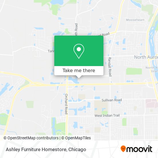 Mapa de Ashley Furniture Homestore