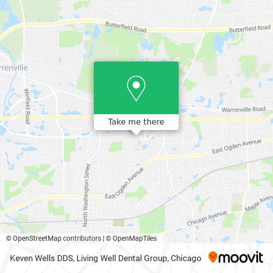 Mapa de Keven Wells DDS, Living Well Dental Group