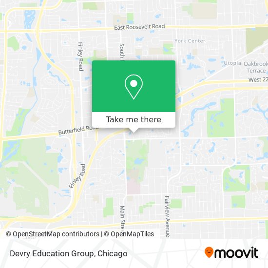 Devry Education Group map