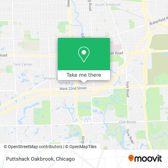 Puttshack Oakbrook map