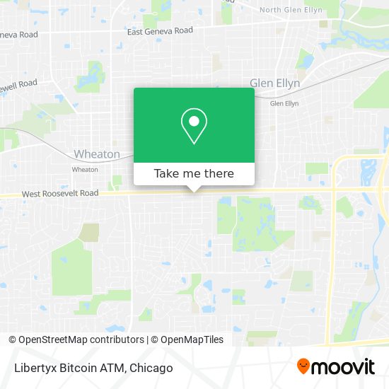 Mapa de Libertyx Bitcoin ATM