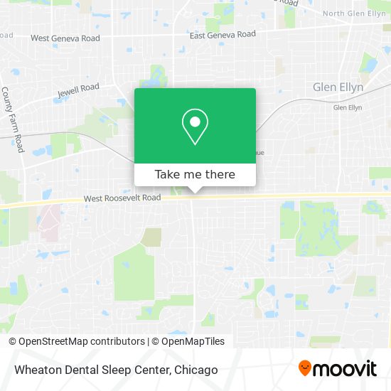 Wheaton Dental Sleep Center map