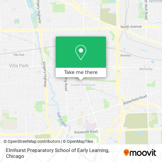 Elmhurst Preparatory School of Early Learning map
