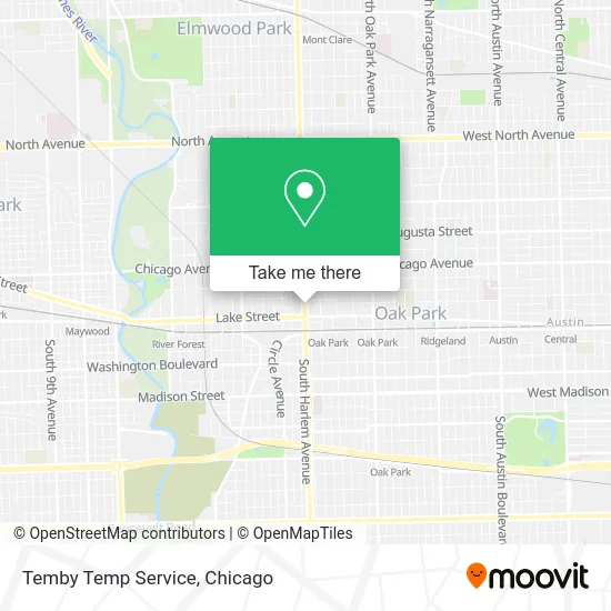 Temby Temp Service map