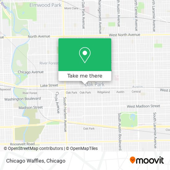 Chicago Waffles map