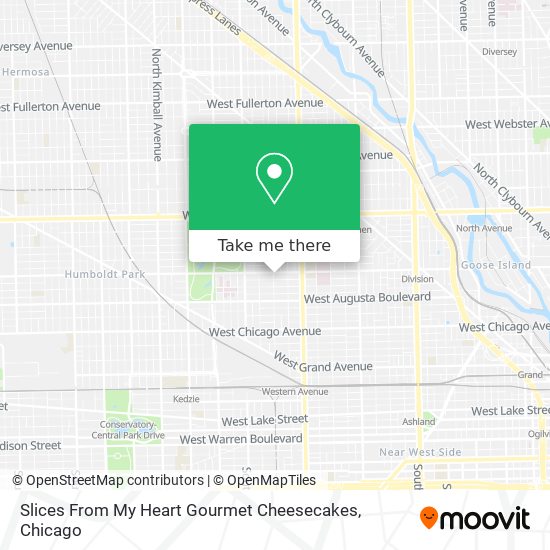 Slices From My Heart Gourmet Cheesecakes map