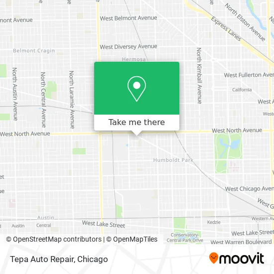 Tepa Auto Repair map