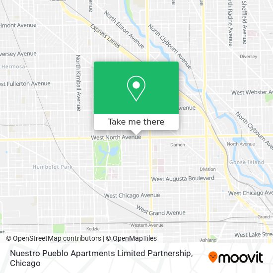 Mapa de Nuestro Pueblo Apartments Limited Partnership