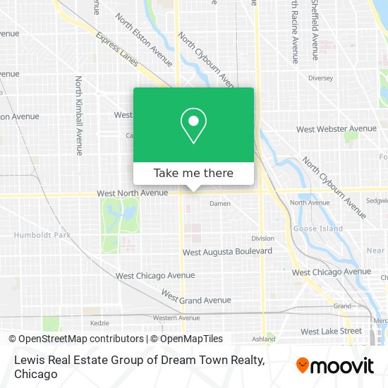 Lewis Real Estate Group of Dream Town Realty map