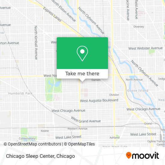 Mapa de Chicago Sleep Center