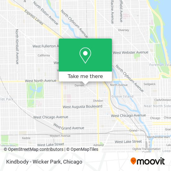 Kindbody - Wicker Park map