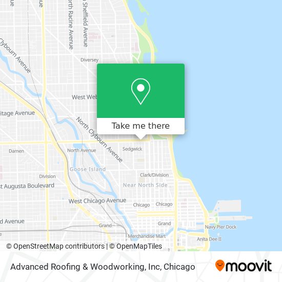 Advanced Roofing & Woodworking, Inc map