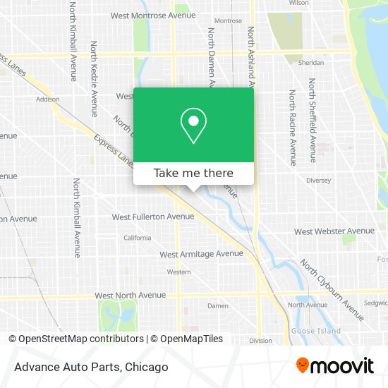 Advance Auto Parts map