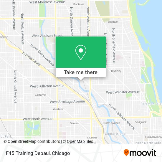 F45 Training Depaul map