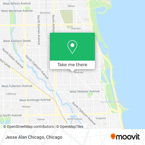 Jesse Alan Chicago map