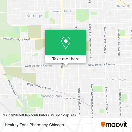Healthy Zone Pharmacy map