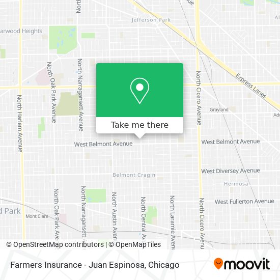 Mapa de Farmers Insurance - Juan Espinosa