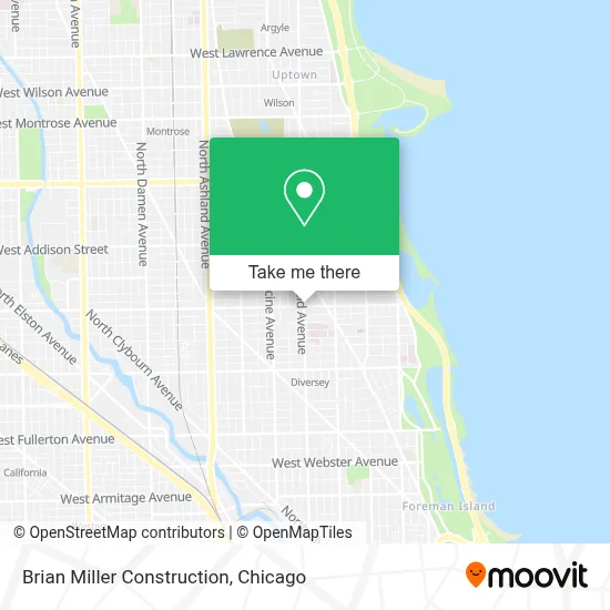 Brian Miller Construction map