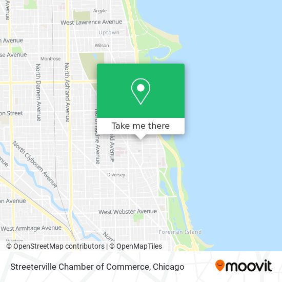 Mapa de Streeterville Chamber of Commerce