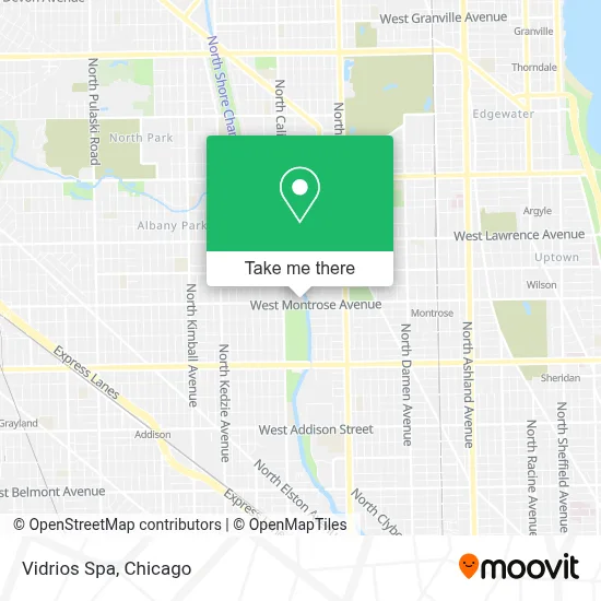 Vidrios Spa map