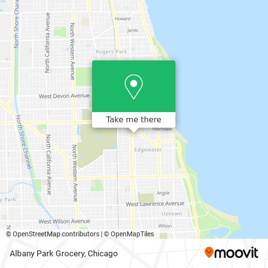 Albany Park Grocery map
