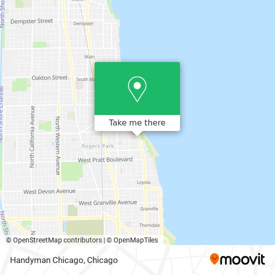 Mapa de Handyman Chicago