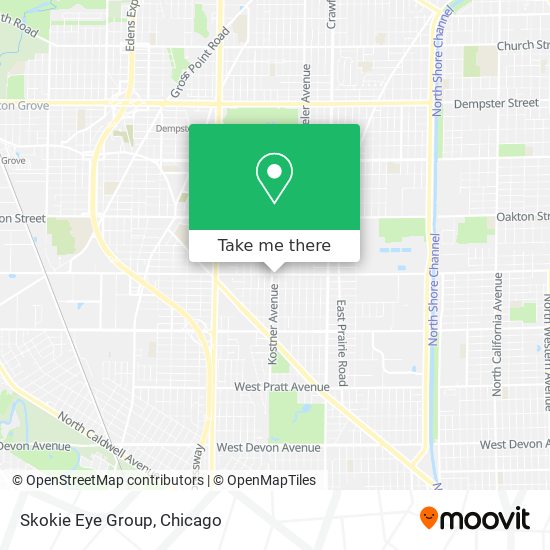 Skokie Eye Group map