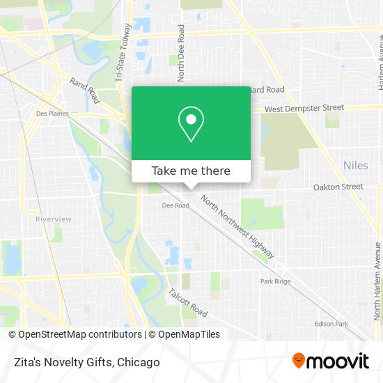 Mapa de Zita's Novelty Gifts