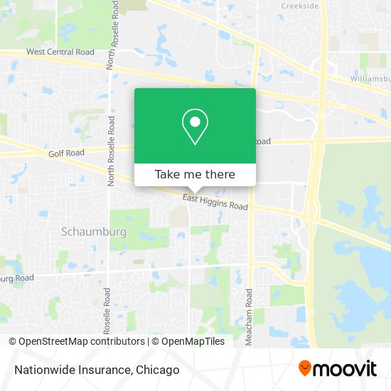 Mapa de Nationwide Insurance