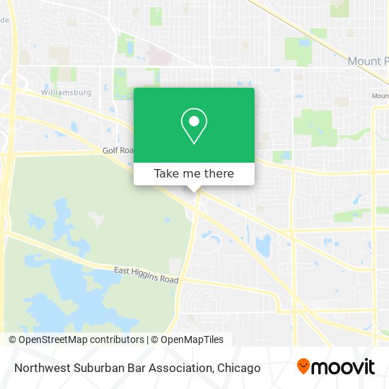 Northwest Suburban Bar Association map