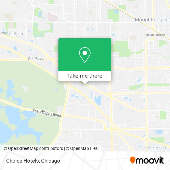 Choice Hotels map