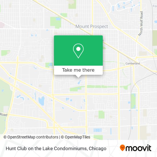 Hunt Club on the Lake Condominiums map