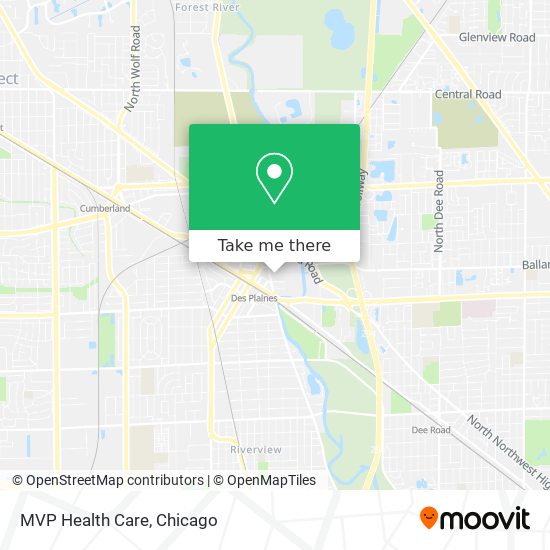 MVP Health Care map