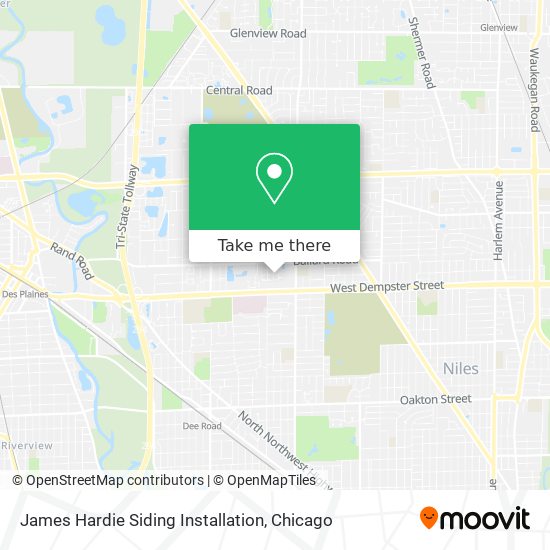 James Hardie Siding Installation map